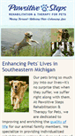 Mobile Screenshot of pawsitivestepsrehab.com